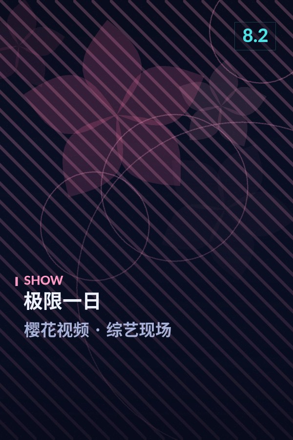 《极限一日》海报 - 樱花视频综艺现场