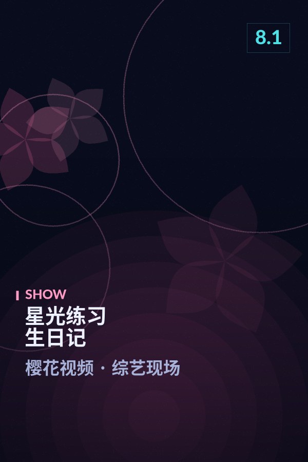 《星光练习生日记》海报 - 樱花视频综艺现场